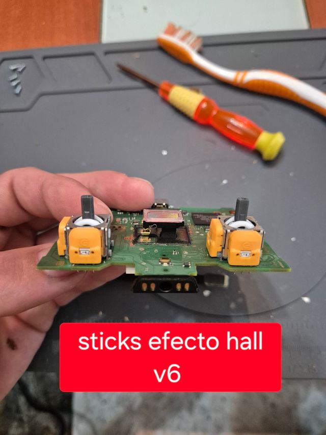 Reparo mando ps5 ps4 sticks efecto hall v6 h1:30