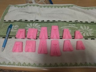 Moldes bombones piezas ajedrez 