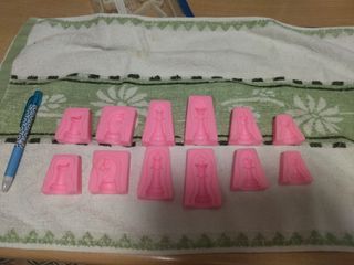 Moldes bombones piezas ajedrez 