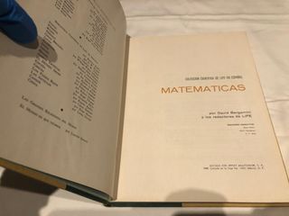 MATEMÁTICAS. COLECCIÓN CIENTÍFICA DE LIFE. 1968