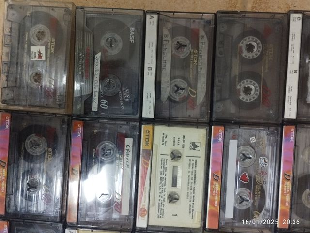 Pack cintas cassettes