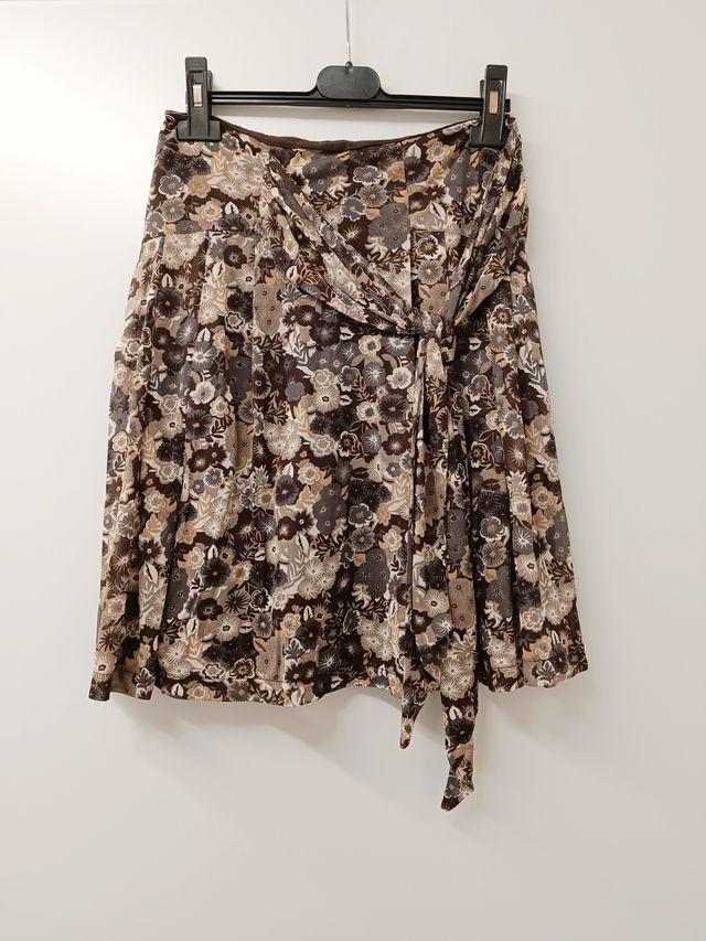 Gonna a ruota S / M gonna a fiori Kookai