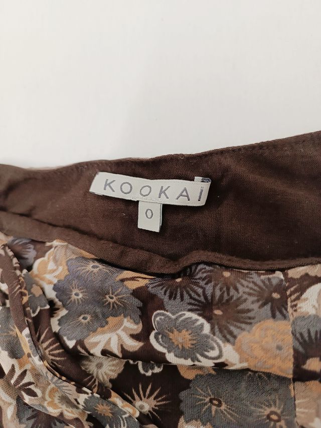 Gonna a ruota S / M gonna a fiori Kookai