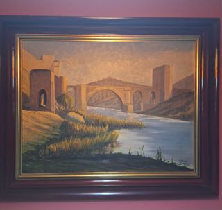 Oleo puente de toledo