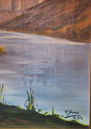 Oleo puente de toledo