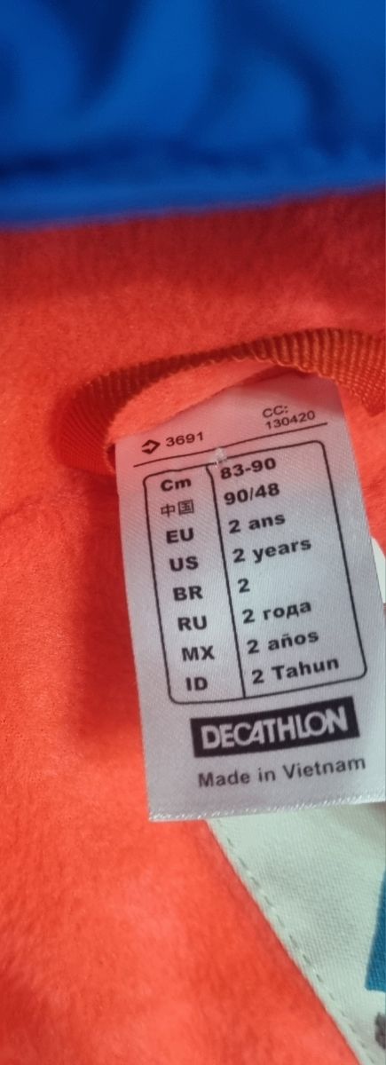 Tuta neve wed'ze tag.2 anni