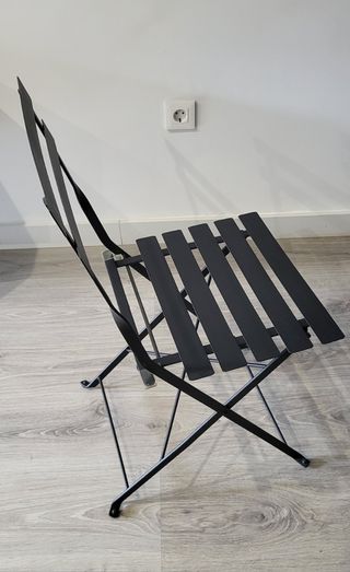 4 SILLAS DE JARDÍN PLEGABLES