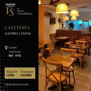 0732 - CAFETERÍA GASTRO BAR TAPAS EN ZONA CENTRO