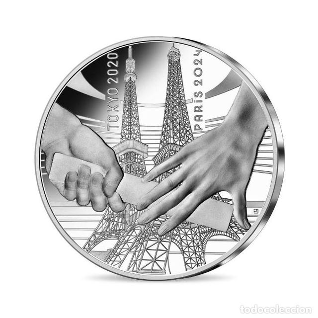 10€ Silver Coin - Paris 2024 Olympic Games - Tokyo