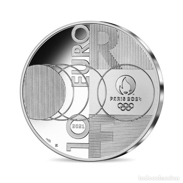 10€ Silver Coin - Paris 2024 Olympic Games - Tokyo