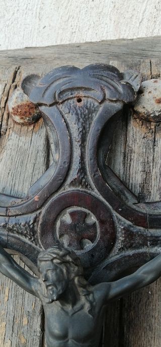 Crucifijo Antiguo Madera