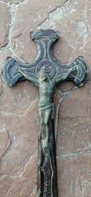 Crucifijo Antiguo Madera