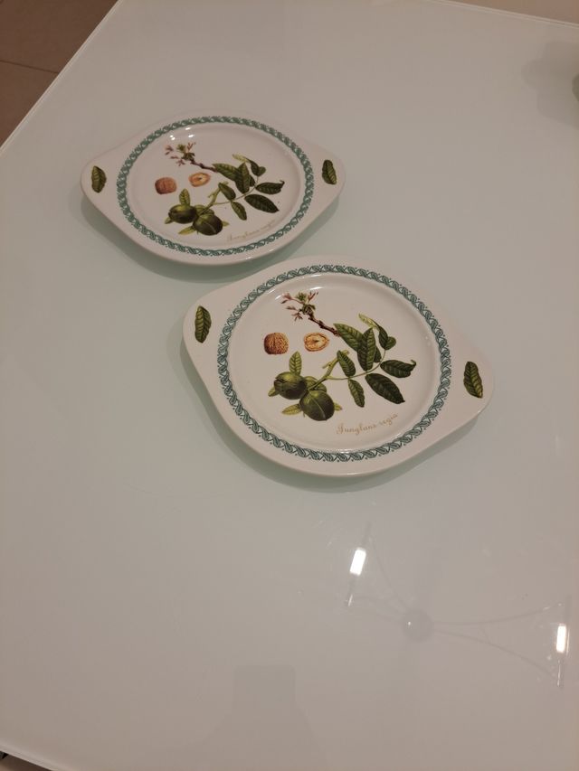 SET 2 TERRINE DECORATE IN CERAMICA