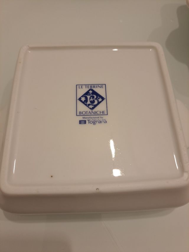 SET 4 TERRINE DECORATE IN CERAMICA