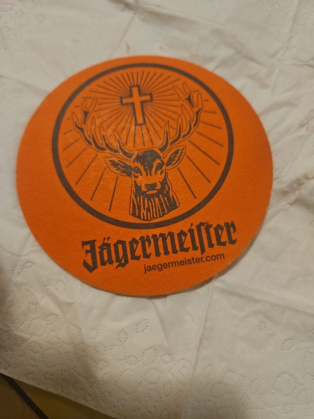 Posavasos propaganda d Jaegermeister