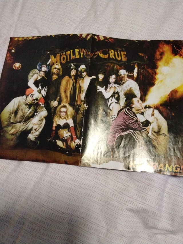 PACK POSTERS MOTLEY CRUE NIKKI SIXX