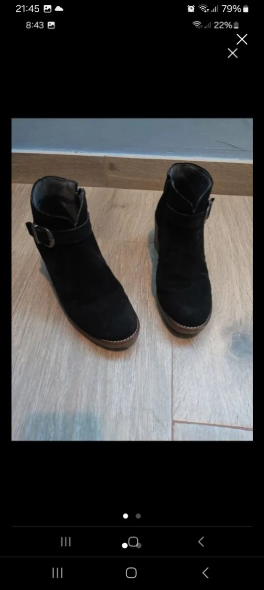 Botas de ante n°37