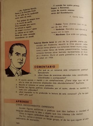 LENGUA ESPAÑOLA. Libro de texto 1969