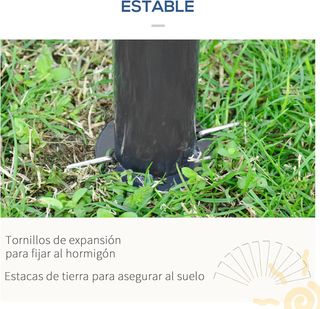 Cenador de Jardín 3x6 m Gazebo Exterior