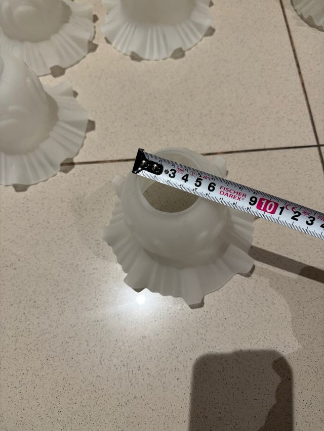 Tulipas o globos de cristal para lamparas