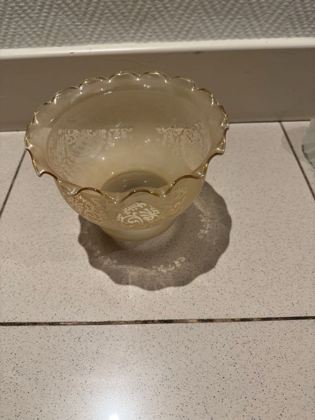 Tulipa vidrio para lampara