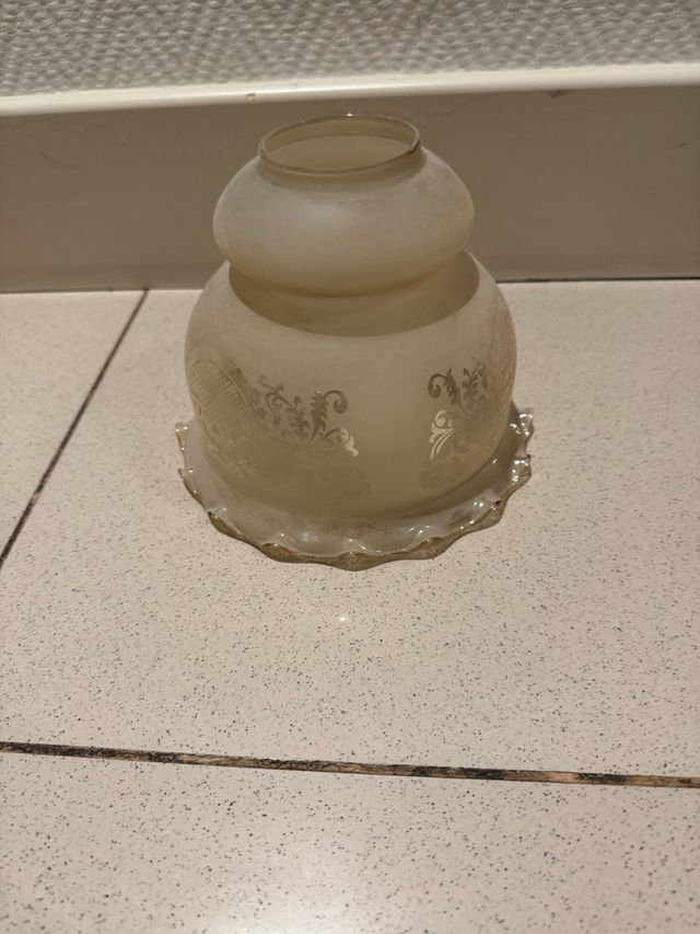 Tulipa vidrio para lampara