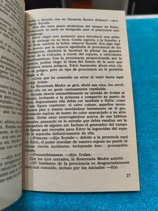 Libro El mesías de Dune. Frank Herbert