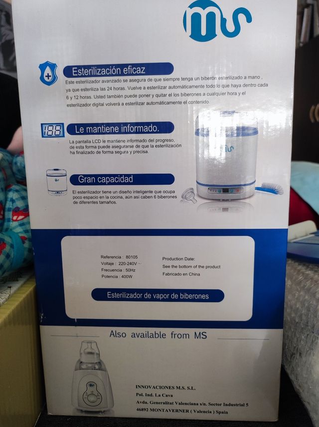 Esterilizador de biberones MS