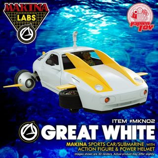 MKN02 Makina GREAT WHITE M.A.S.K + PORTIA WHITE
