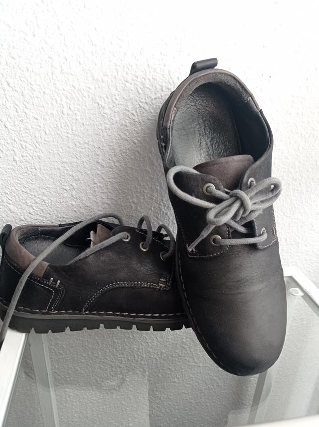 Zapatos deportivos de piel