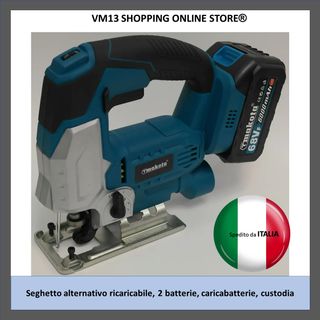 Seghetto alternativo ricaricabile, 2 batterie