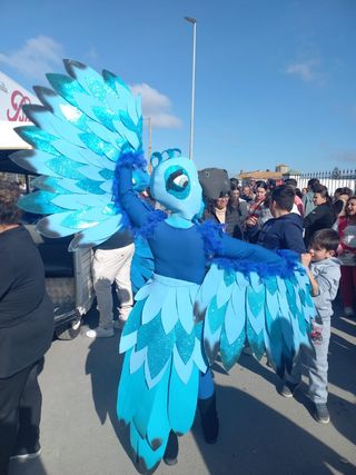 Disfraz Loro azul Ríoo