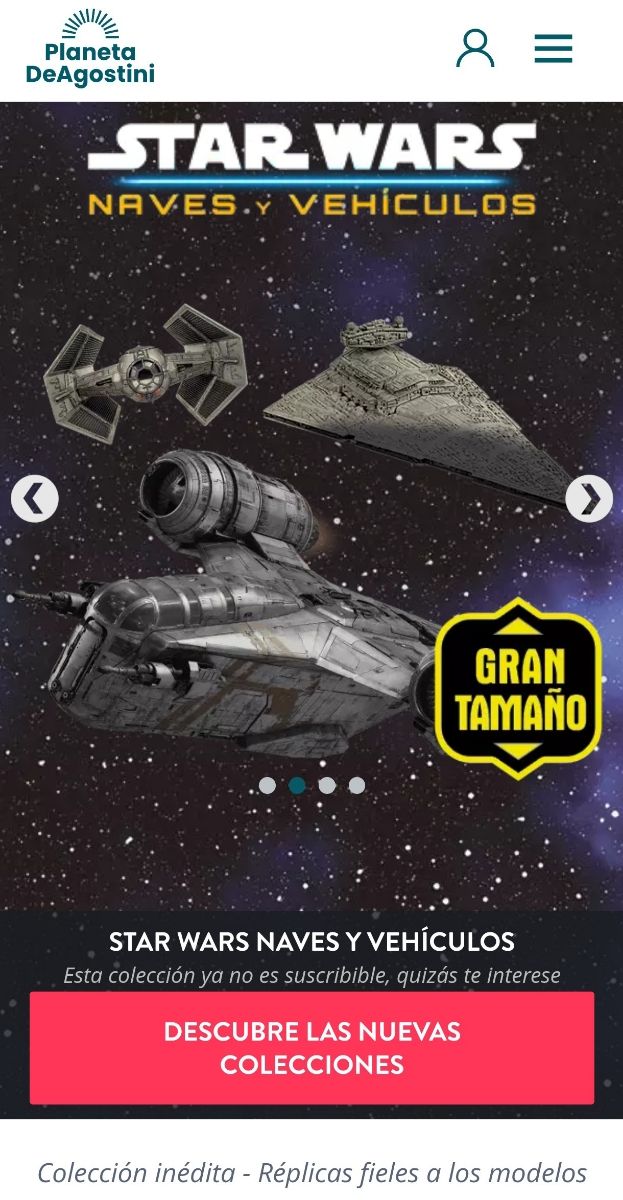 COLECCION STAR WARS - NAVES Y VEHÍCULOS