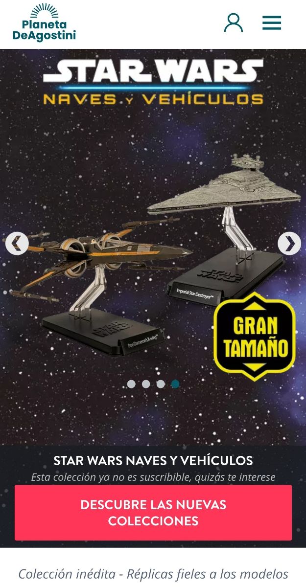 COLECCION STAR WARS - NAVES Y VEHÍCULOS