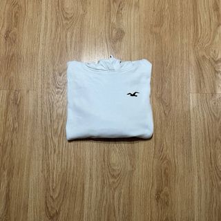 Sudadera blanca de flores de hollister