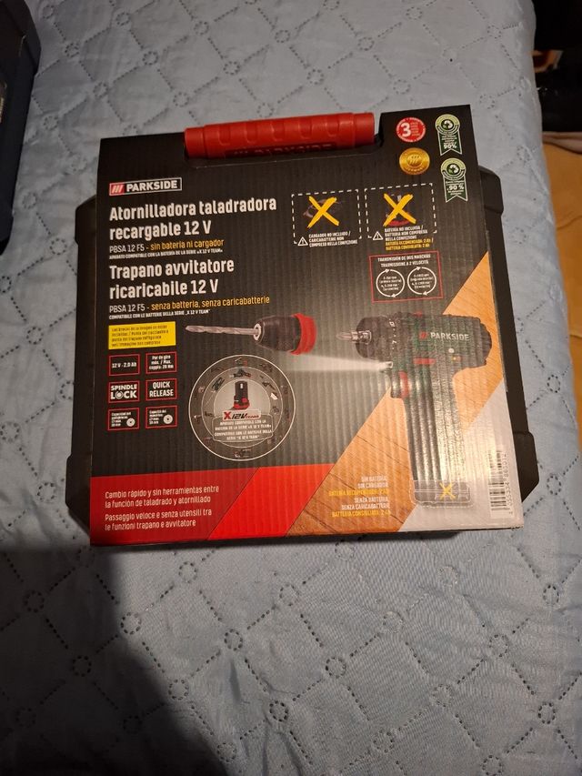 Taladro Parkside 12v