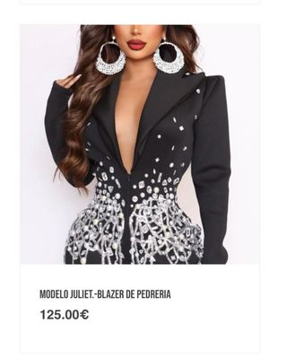 Blazer pedrería