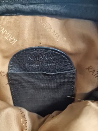 Bolso bandolera de piel marrón 