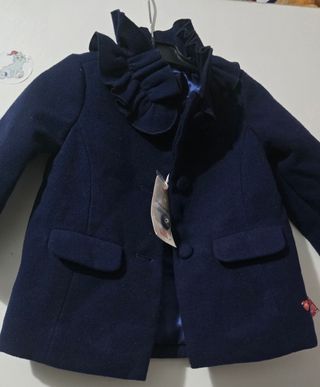 Original Marines cappotto blu 9 mesi