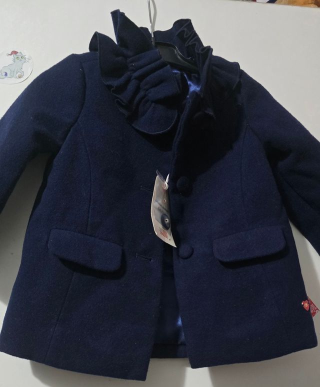 Original Marines cappotto blu 9 mesi