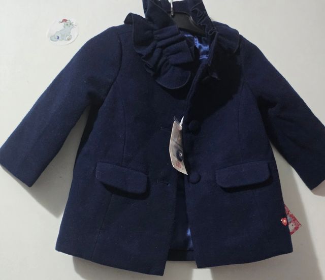 Original Marines cappotto blu 9 mesi