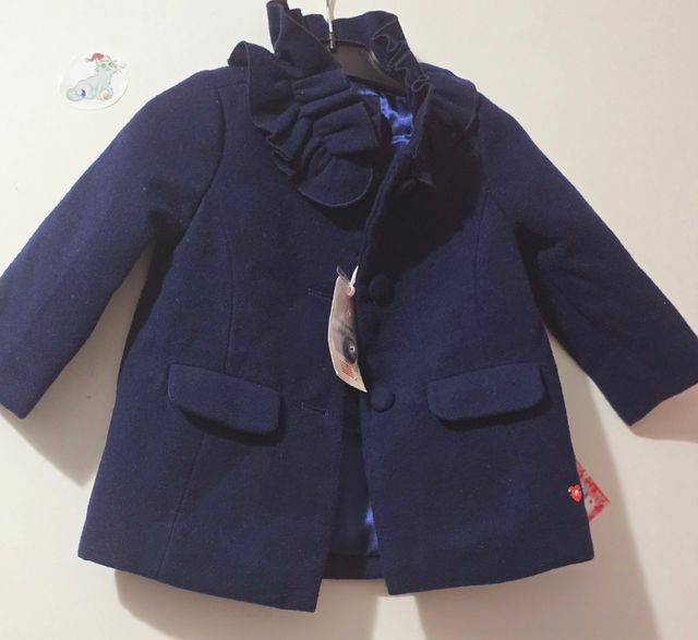 Original Marines cappotto blu 9 mesi