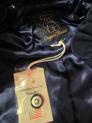 Original Marines cappotto blu 9 mesi