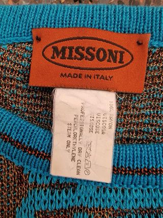 Missoni maglia vintage in viscosa 