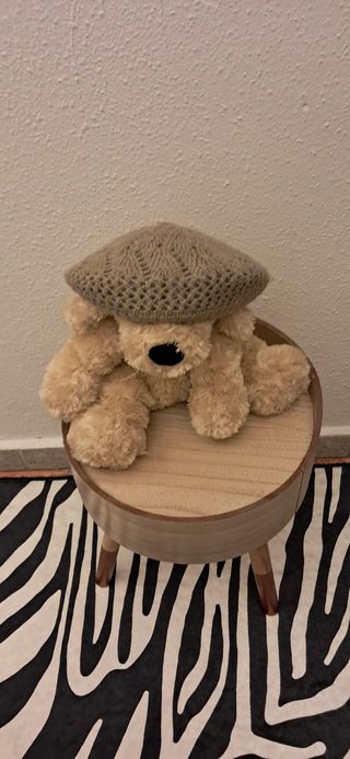 Gorra lana beige Zara talla única 
