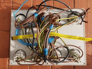 Quadro elettrico industriale con prese