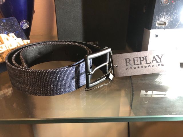 Raplay cintura in jeans e pelle tg. 90