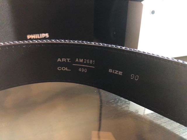 Raplay cintura in jeans e pelle tg. 90