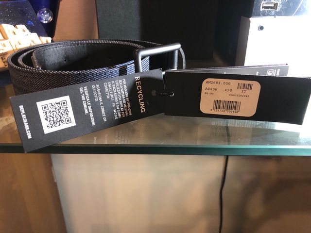 Raplay cintura in jeans e pelle tg. 90