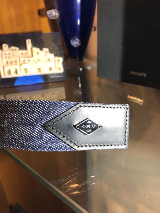 Raplay cintura in jeans e pelle tg. 90